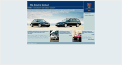 Desktop Screenshot of mg-rover.cz