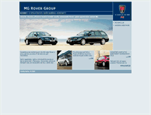 Tablet Screenshot of mg-rover.cz