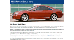 Desktop Screenshot of mg-rover.info