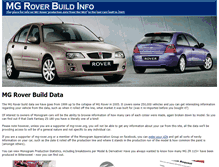 Tablet Screenshot of mg-rover.info